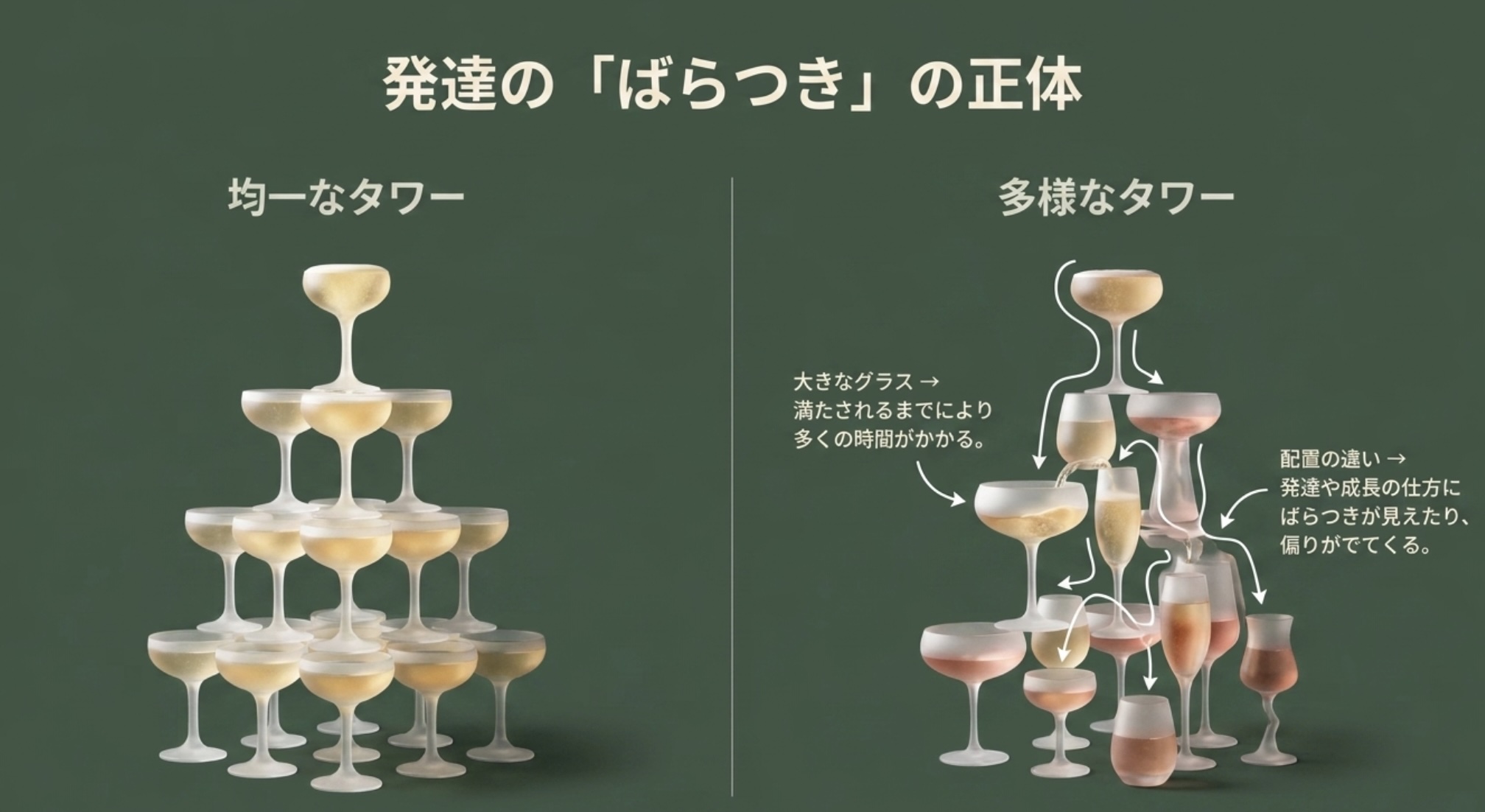 シャンパンタワー図3